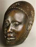 Yoruba bronze head sculpture, Ife, Nigeria c. 12th century