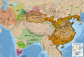 汉武帝时汉朝疆域与周边各国、部族形势（繁体）