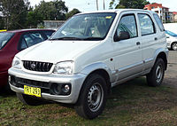 2002 Daihatsu Terios DX (J102G; facelift, Australia)