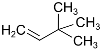 Strukturformel von 3,3-Dimethylbuten