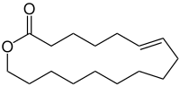 Strukturformel von Hexadec-6-eno-1,16-lacton