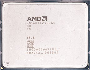 AMD Zen 2 EPYC 7702 server processor, before delidding