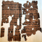 The Behistun papyrus, an Aramaic translation of the Behistun inscription on Papyrus, 520 BCE