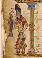 Sharbush in an Armenian manuscript, Haghbat Gospels, 1211.[18]