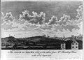 1779 print titled "The siege of Rhode Island, taken from Mr. Brindley's house on the 25th of August, 1778"