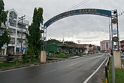 The main road to Beaufort.