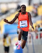 Brittney Reese, dreifache Weltmeisterin (2009/2011/2013) und aktuelle Olympiasiegerin – Rang zwölf mit 6,39 m