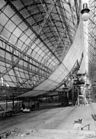 Construction of the German airship LZ 127 Graf Zeppelin by the Zeppelin Luftschifftechnik GmbH (ZLT) in Friedrichshafen (Lake Constance) in an airship hangar