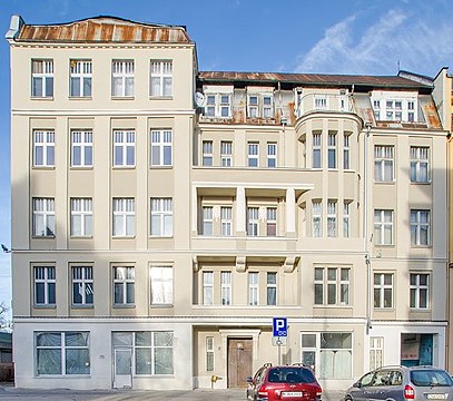 Main elevation from the street