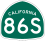 State Route 86S marker