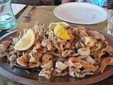 Fritto misto (friture poissons-fruits fr mer)