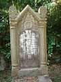 An example of Chinese grave in Hong Kong Cemetery.