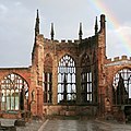The ruins of the old Coventry Cathedral