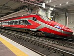 Frecciarossa operates on High-Speed lines by Trenitalia. Makes a few stops in major cities.