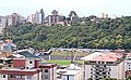 Vue du stade depuis l'extérieur