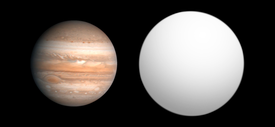 木星との大きさの比較