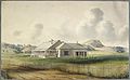 Image 8The first Government House in Auckland, as painted by Edward Ashworth in 1842 or 1843. Auckland was the second capital of New Zealand. (from History of New Zealand)