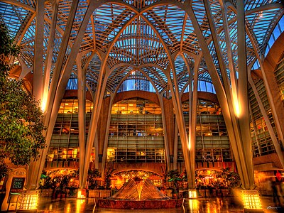 Atrium of Brookfield Place (Toronto), Ontario, Canada (1992)