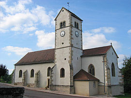 The church in Fouchécourt