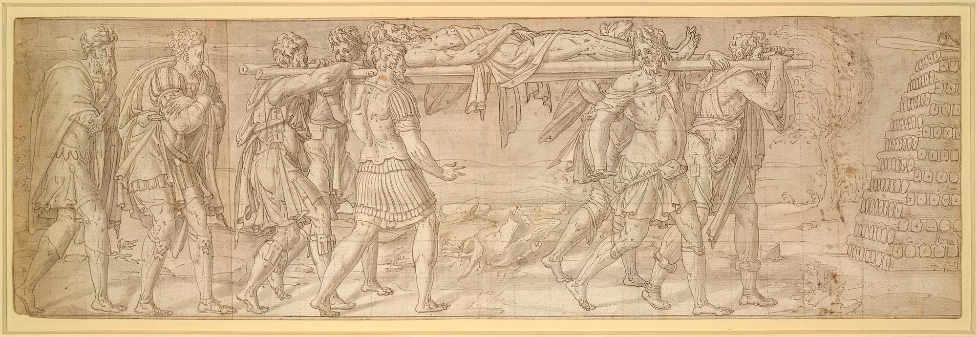 Funeral of Misenus (c. 1540) by Luca Penni