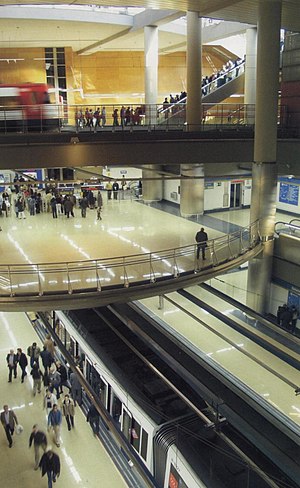 תחנת הרכבת התת-קרקעית חטפה סנטרל במדריד.