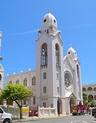 Church façade in 2017.