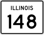 Illinois Route 148 marker