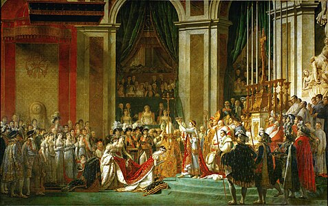 The Coronation of Napoleon, by Jacques-Louis David
