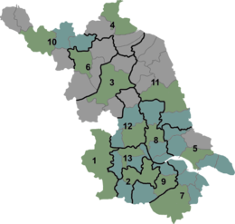 Changshu – Mappa