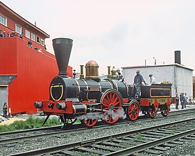 In the Steam Expo Parade of Canadian and U.S. steam locomotives at the 1986 World Exposition on Transportation and Communication (Expo 86), a World's Fair held in Vancouver, BC, Canada