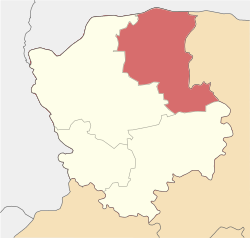 Location of Kamin-Kashyrskyi Raion