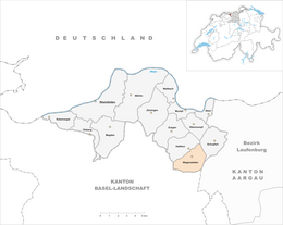 Wegenstetten – Mappa