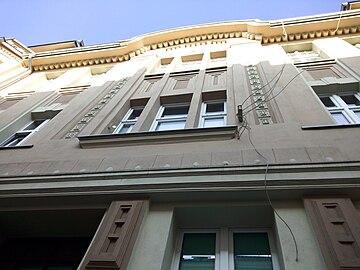 Detail of the facade