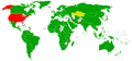 World map: Kyoto Protocol, participation map (2005)