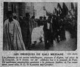 Les obsèques de Gali Meziane à la Mosquée de Paris le 16 février 1934 en présence de Kaddour Benghabrit.