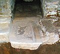 Mosaic depicting birds drinking from a cup, symbol of eternal life, above the sarcophagus of Saint Martial.