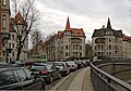 Историческая застройка в квартале Waldstrassenviertel