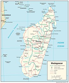 See caption or article "List of roads in Madagascar".