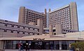 Medical halls of JUST as seen with King Abdullah University Hospital in the background.