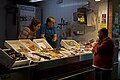 Fish vendor at the Mercado Triana