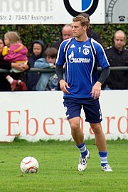 Manuel Neuer during a training session