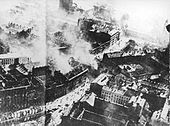 Warsaw after German Luftwaffe bombing, September 1939