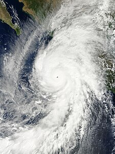 Hurricane Patricia, by NASA/MODIS (edited by Meow)