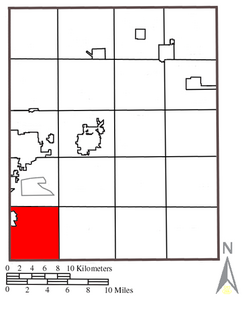 Location within Portage County