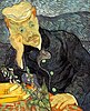 Portrait of Dr. Gachet, Vincent van Gogh, 1890. First version.