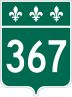 Route 367 marker