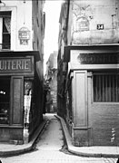 Rue Brisemiche et rue Saint-Merri, en 1911.