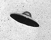 Photograph from purported UFO sighting in Passaic, New Jersey