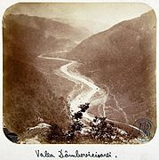 Dâmbovicioara Valley, photograph from the 1860s–1870s by Carol Szathmari