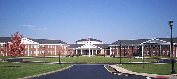 Tallmadge High School front, October 2012